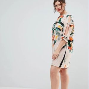 ASOS 3/4 length sleeve midi dress